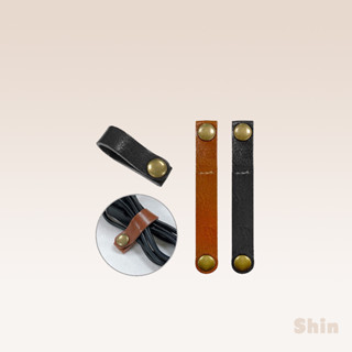 現貨24h💕經典皮革束線帶 復古收納捲線集線器(有線耳機/充電線收納) 集線器 線材收納 繞線器 皮革捲線器 耳機線收納