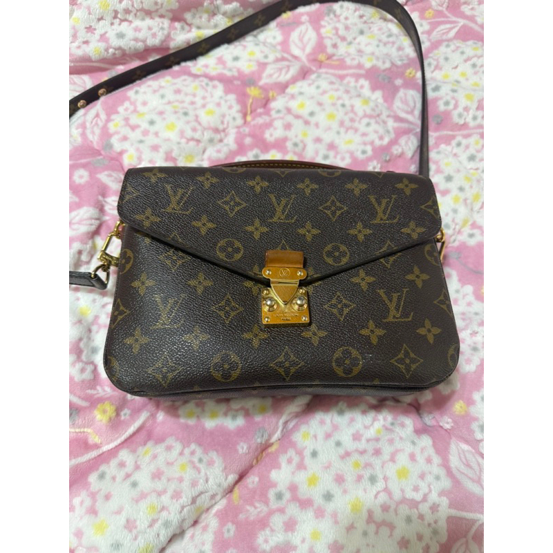 二手 LV  老花 POCHETTE METIS 郵差包 Louis Vuitton