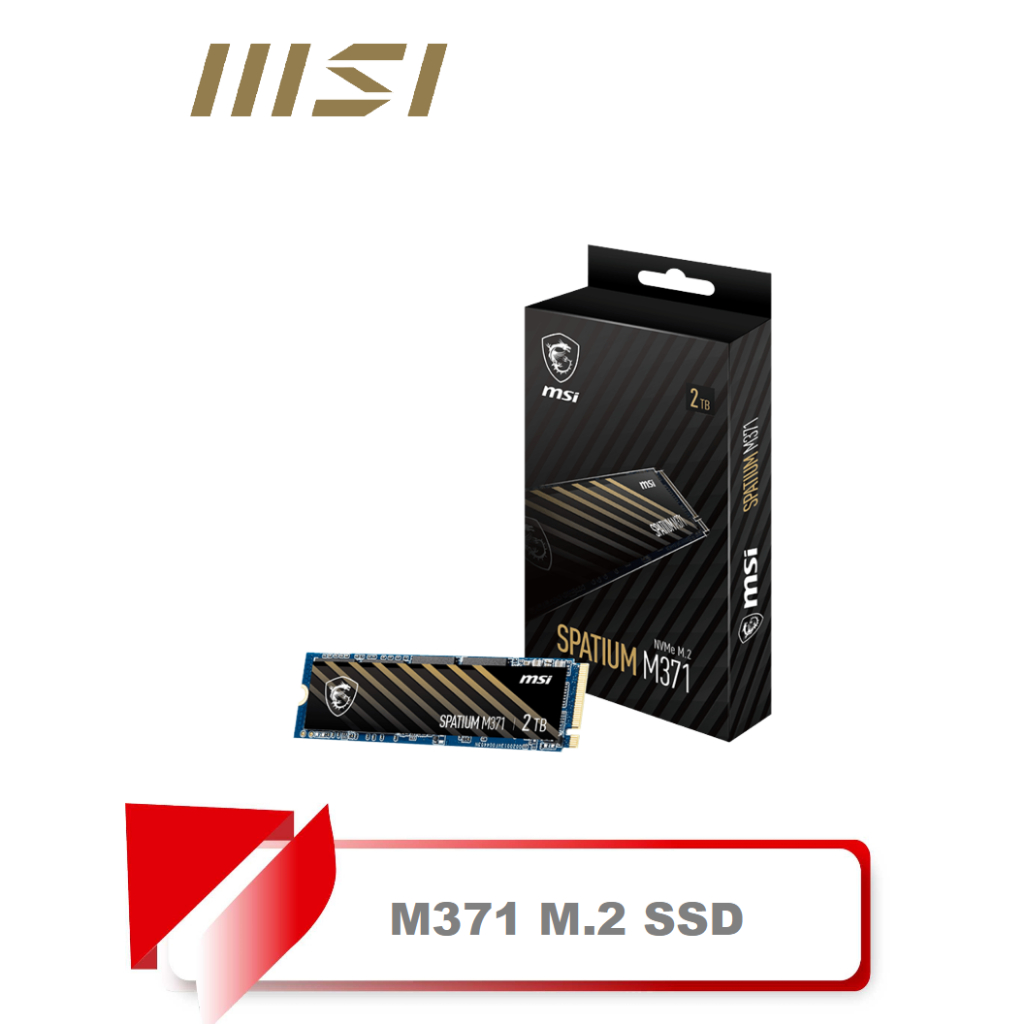 【TN STAR】MSI SPATIUM M371 NVMe M.2 500GB/1T/NVMe/M.2 2280