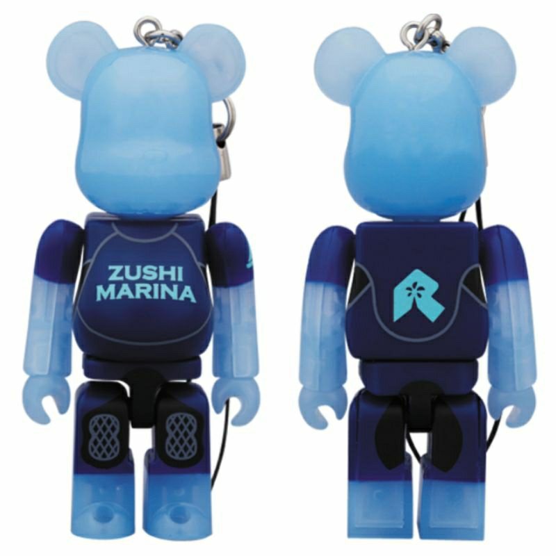 湘南樂園度假村 RIVIERA 逗子碼頭 潛水員 夜光吊飾 BE@RBRICK 100%