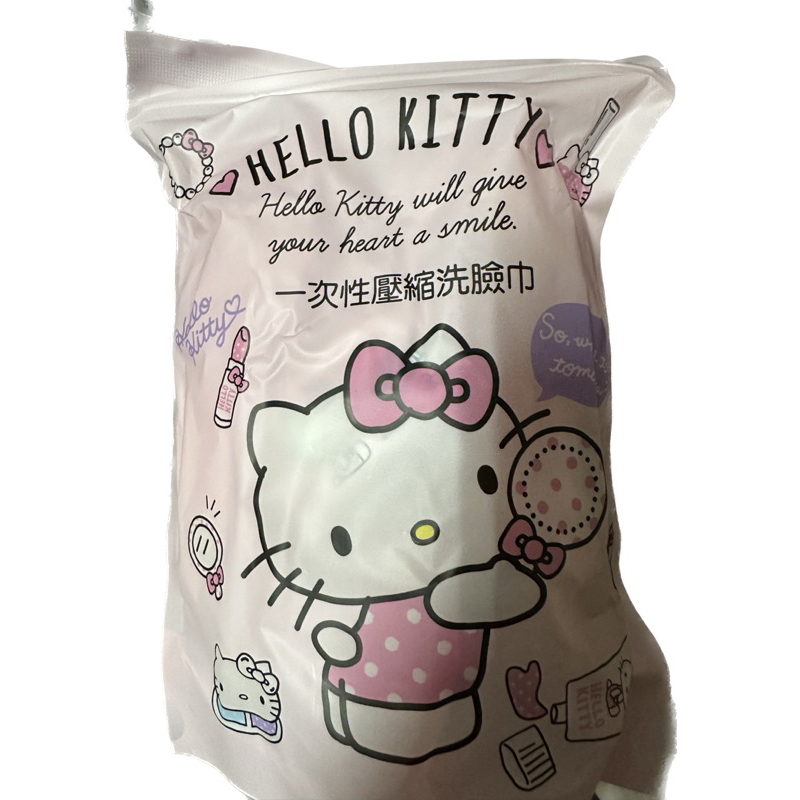 Hello Kitty 一次性壓縮洗臉巾 30入