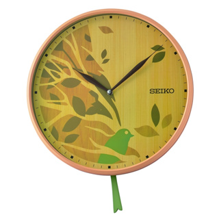 順豐時計【SEIKO】日本 精工 SEIKO 鳥尾擺錘 造型掛鐘 時鐘 QXC243 QXC243Z 直徑約40cm
