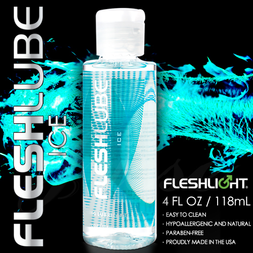 魔法情趣~美國Fleshlight-Fleshlube Ice 水性涼感潤滑液-4oZ/118ML