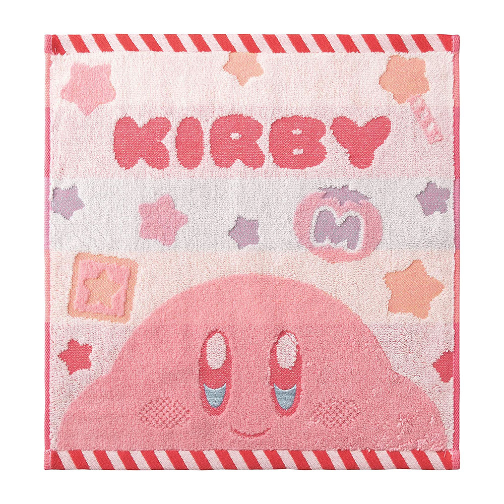 Marushin 丸真 星之卡比 純棉方巾 卡比 可愛粉紅 RS67999