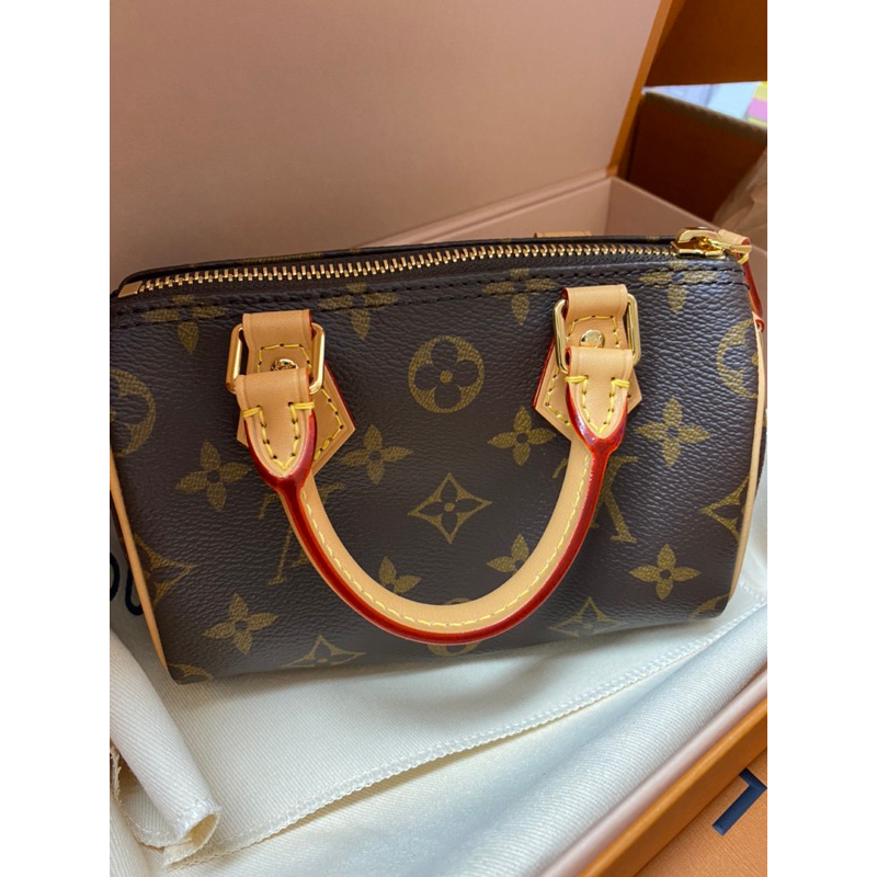 全新louis vuitton LV 公司貨 M81085 Nano Speedy