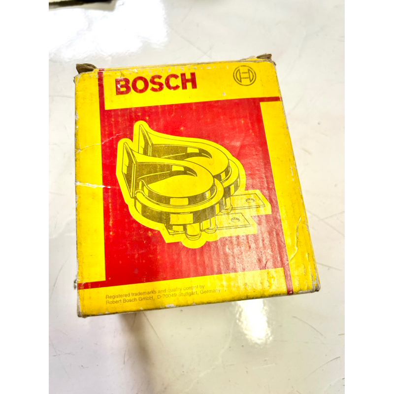Bosch 喇叭 汽車喇叭 機車喇叭 E9 早期絕版黃盒版