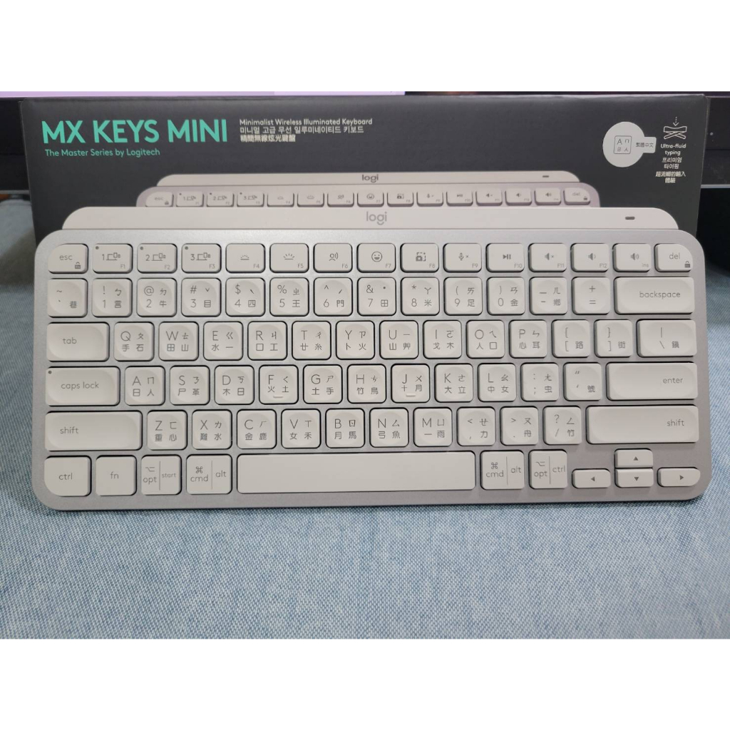 【Logitech 羅技】MX Keys Mini無線鍵盤(二手)