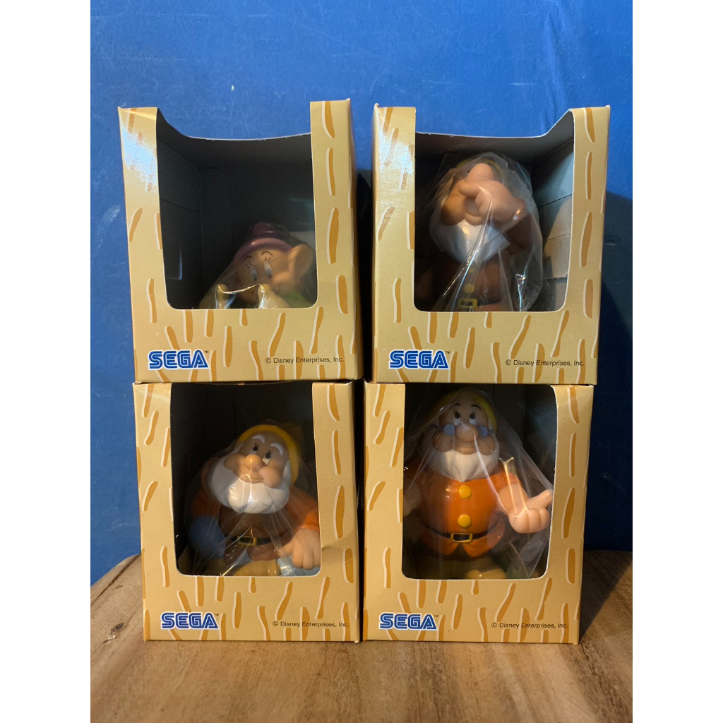 SEGA 1998 迪士尼 白雪公主與七個小矮人 小矮人 景品 (共4款)