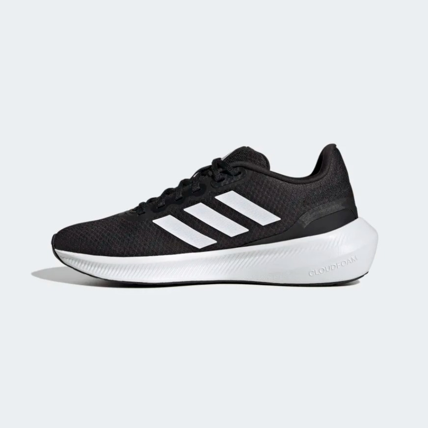 Adidas Runfalcon 3.0 W 女款 黑白 慢跑運動鞋 透氣緩震 HP7556【KAORACER】