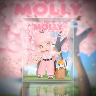 《Yao 挖寶趣》POPMART 泡泡瑪特 MOLLY 春日櫻花 BJD 大娃 盲盒 設計師公仔 專用展示盒