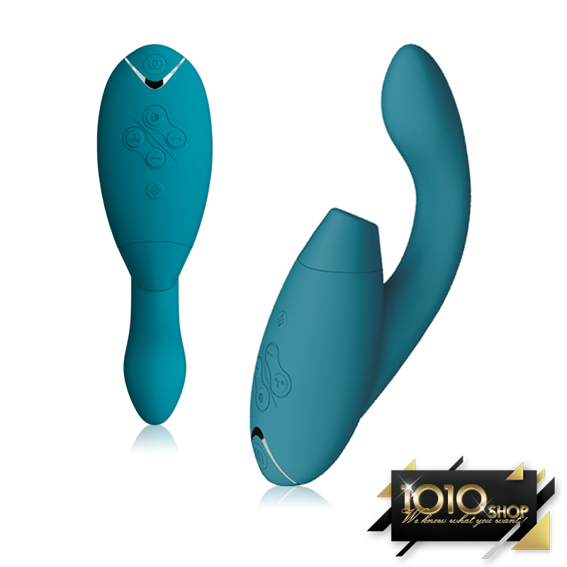 【1010SHOP】德國 Womanizer Duo 2 全新進化 震動 吸允愉悅器｜深綠色 二年保固 按摩器 按摩棒