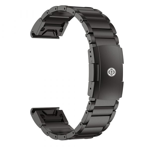 降價！TIGT 鈦金趨勢-GARMIN QuickFit 專用 22mm- 鈦金屬錶帶+不銹鋼錶扣活頁-無使用近全新