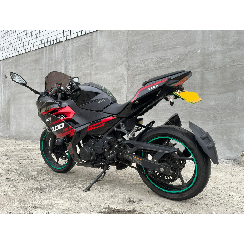 KAWASAKI NINJA400 忍400ABS二手檔車中古車配合全額.超額.學生貸款強力過件白牌黃牌紅牌仿賽街車大型