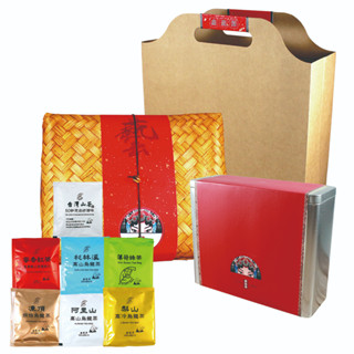 【龍源茶品】技藝竹編名大山頭茶包禮盒3g/包-共28包/盒│杉林溪茶│梨山茶│蜜香茶│薄荷綠茶│阿里山茶│凍頂