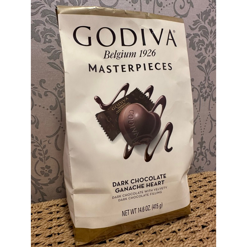 GODIVA 心型黑巧克力(含餡)/情人節巧克力