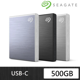 免運【SEAGATE 希捷】One Touch SSD 500GB 外接式固態硬碟(極夜黑)