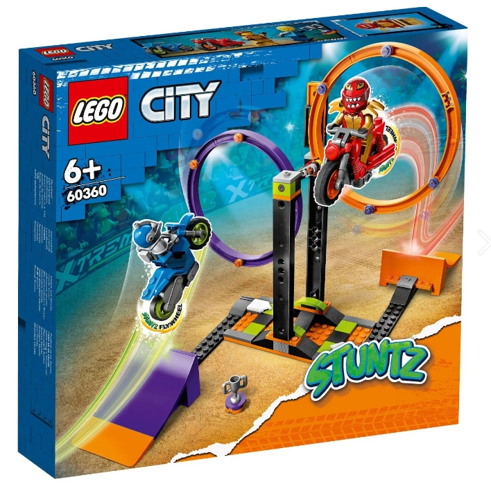 [TC玩具] LEGO 樂高 60360 City 旋轉特技挑戰組 摩托車 特技 機車 原價1199 特價