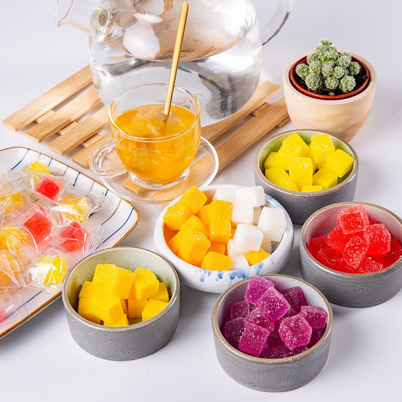 台灣上青綜合水果糕軟糖/椰子/芒果/草莓/藍莓/鳳梨/百香果（冰涼更好吃）