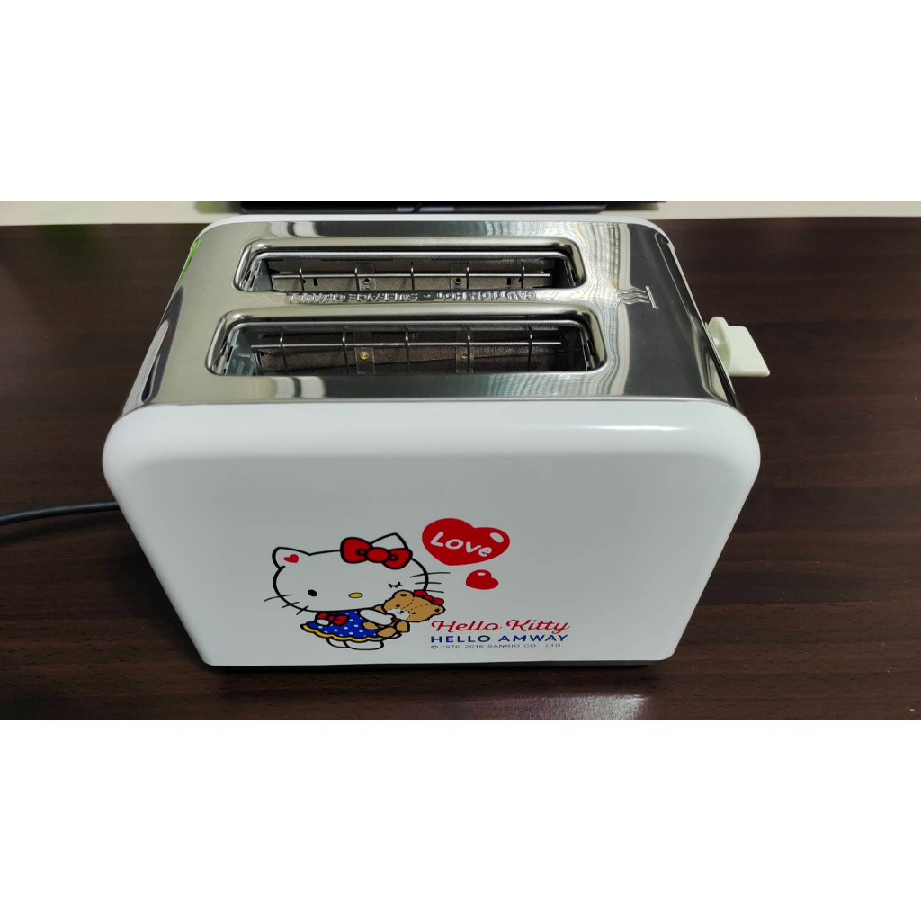 HELLO KITTY X HELLO AMWAY 多功能烤麵包機 純淨白 HK-TS01