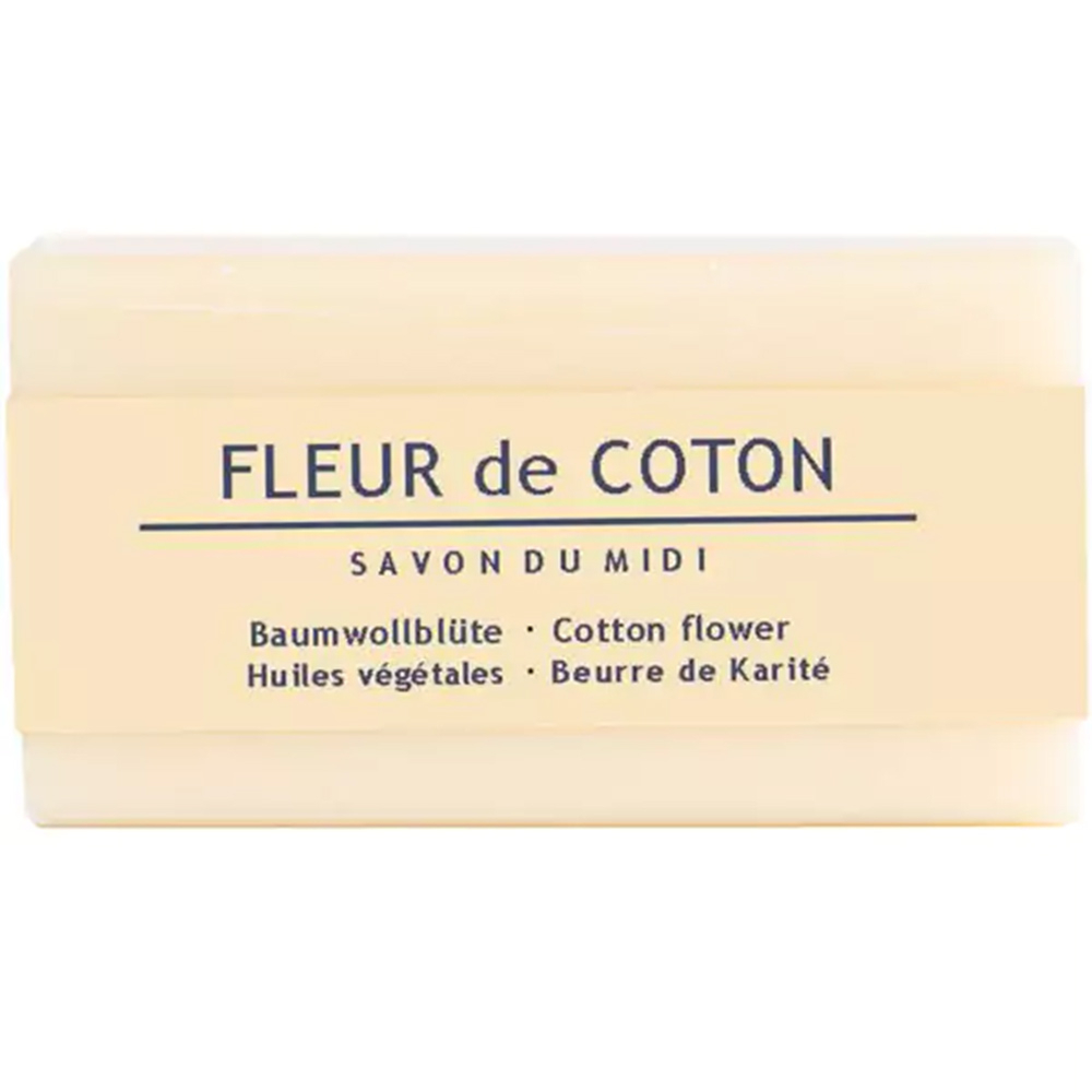 法國 Savon du Midi 朵朵棉花 乳油木香皂 100g (SM039)