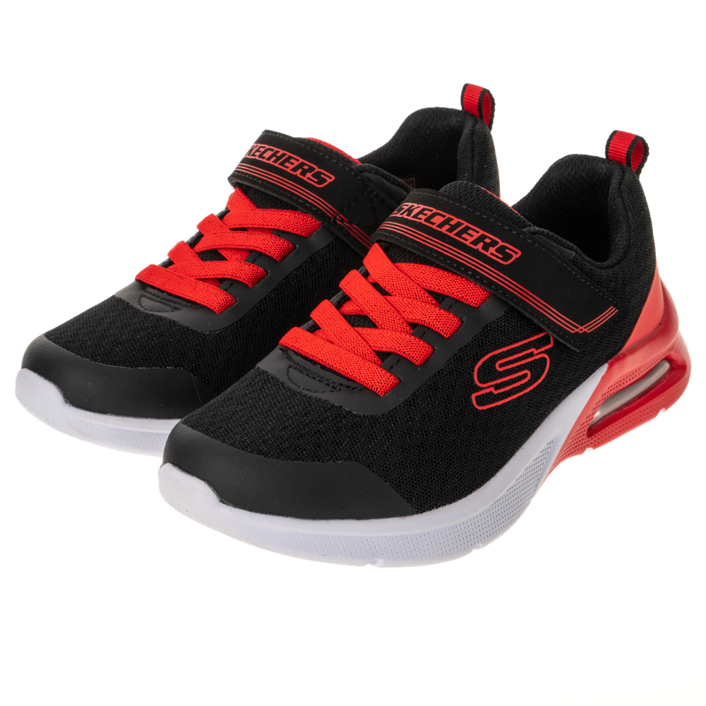 SKECHERS 童鞋 男童系列 MICROSPEC MAX - 403773LBKRD