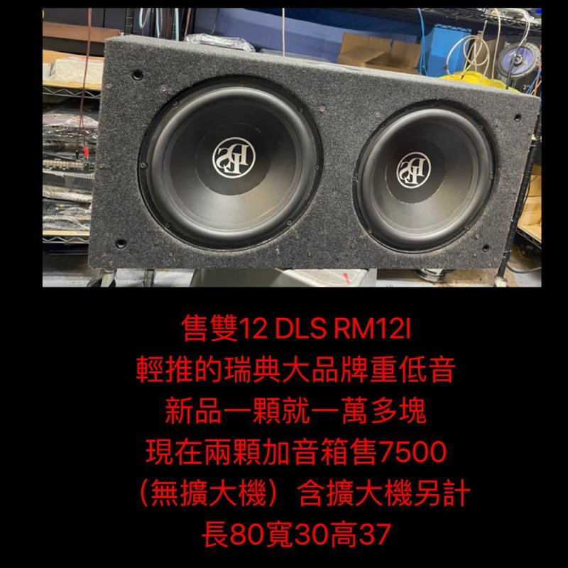 新竹湖口阿皓汽車音響：售雙12 DLS RM12I   輕推的瑞典大品牌重低音