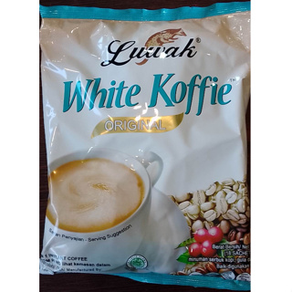 【24H出貨】印尼🇮🇩 Luwak麝香貓咖啡 White Koffie 白咖啡 即溶三合一咖啡 ORIGINAL 原味