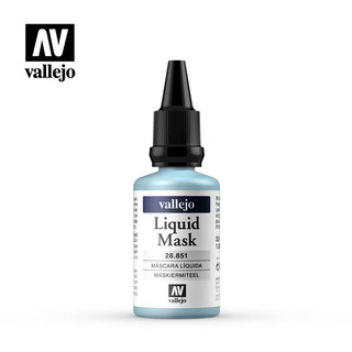 【顏料】【Vallejo】【輔助溶劑】28851 - 遮蓋液 Liquid masking Fluid