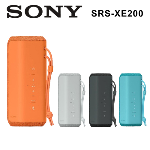【台灣公司貨】SONY 可攜式防水防塵藍牙喇叭 SRS-XE200