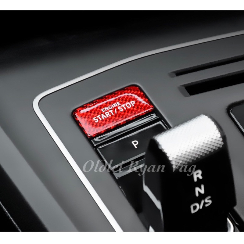 ［老雷］  vw 福斯 golf8 8代 碳纖維 卡夢 啟停 按鍵 按鈕 旅行車 R 碳纖 啟動 GTI variant