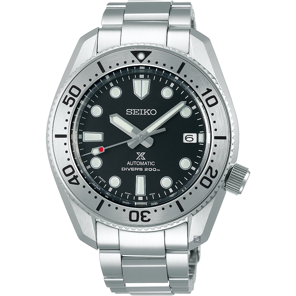 SEIKO 精工錶-黑牌款-Prospex系列 1968復刻200米潛水機械錶 6R35-01E0D(SPB185J1)