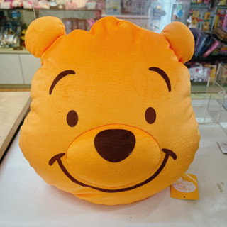 ［翹鬍子]日本 迪士尼樂園限定 維尼 小熊維尼 維尼熊 Pooh 頭型娃娃 抱枕