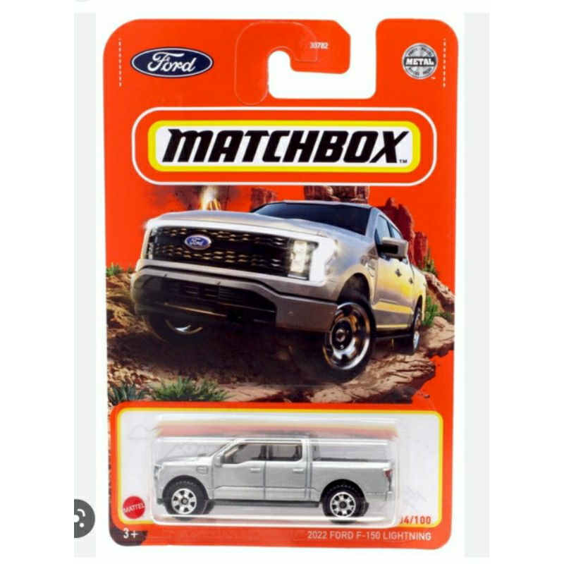^.^飛行屋(全新品)MATCHBOX 火柴盒小汽車 合金車//福特 FORD F-150 LIGHTNING皮卡車

