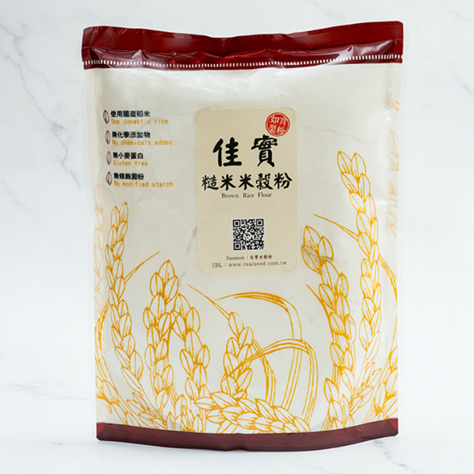 [樸樂烘焙材料] 無麩質 佳實 糙米米穀粉 Brown Rice Flour 如實製粉 無麩質 500克原裝 米穀粉