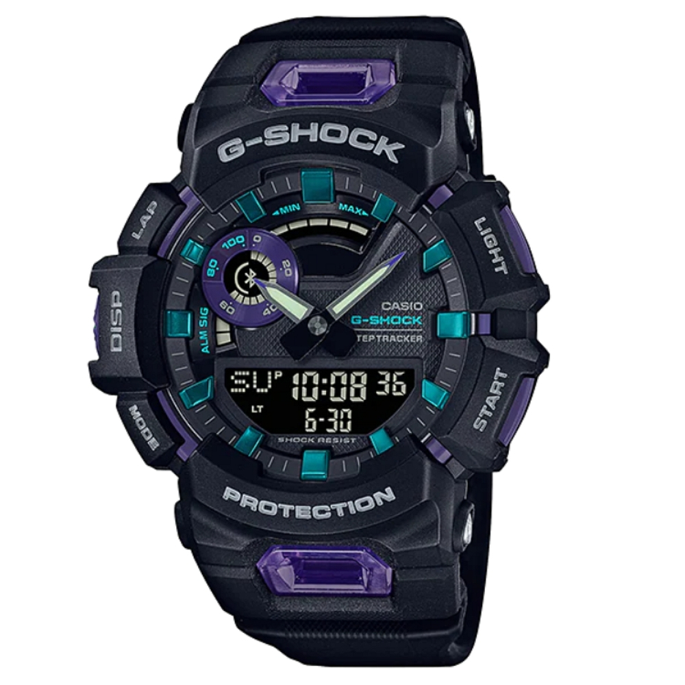 【聊聊甜甜價】CASIO G-SHOCK 藍牙智慧 健身運動雙顯腕錶 GBA-900-1A6