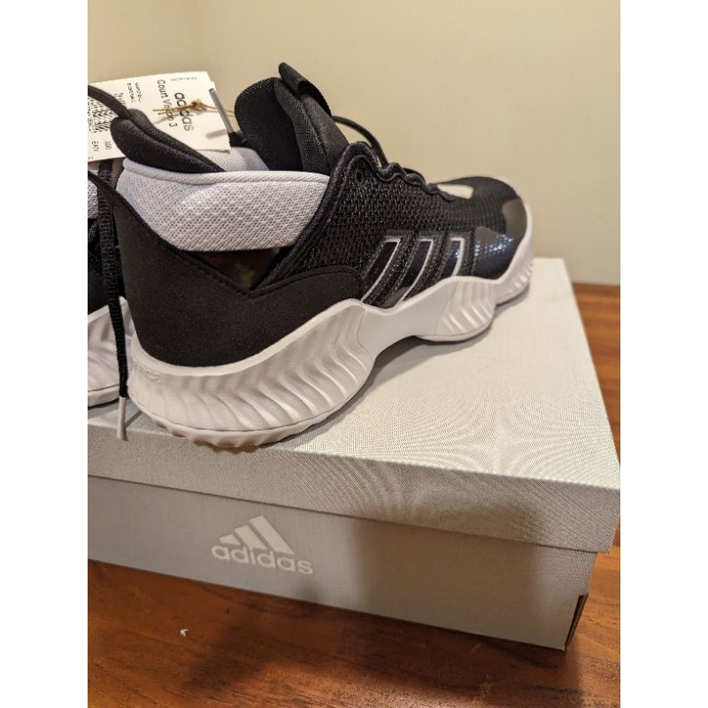 全新未落地Adidas Court Vision 3 Bounce大底籃球鞋US 9