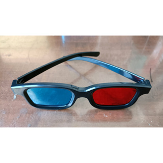 紅藍 3D 電視眼鏡(黑框)