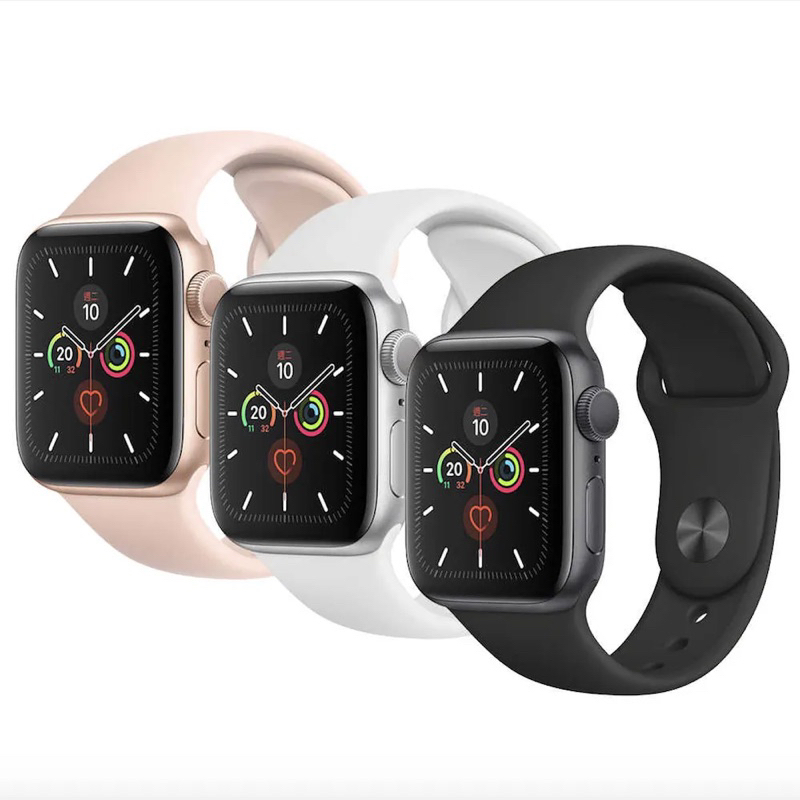 含運Apple watch5 全配貼膜（兩個原廠錶帶）（一個犀牛盾錶帶與殼）