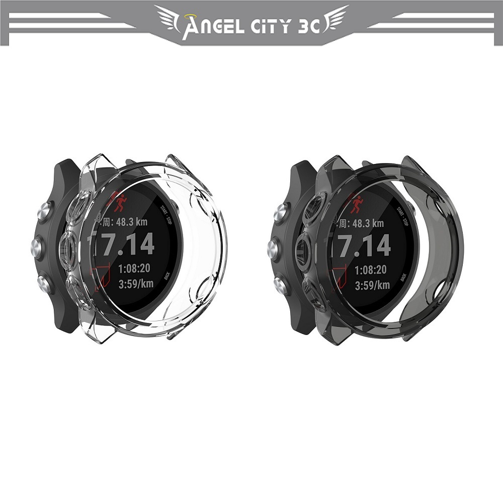 AC【TPU透明殼】Garmin forerunner 245 / 245M 智慧手錶 半包 軟殼 保護殼 清水套