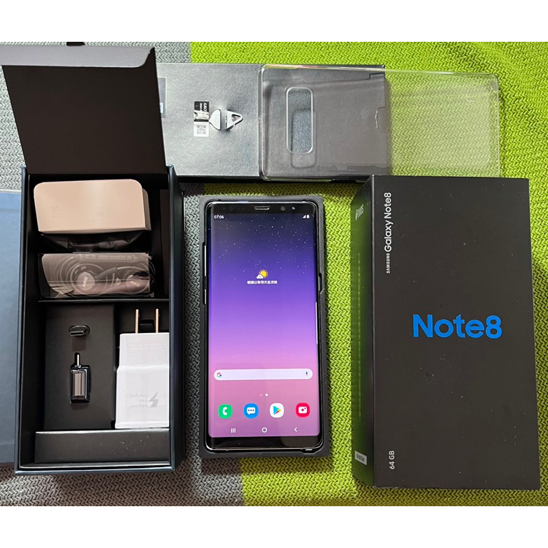 Samsung Note8 64G 紫 6.3吋 9成新 三星 N8 虹膜辨識 二手機回收 二手 面交貨到付款 舊機折抵