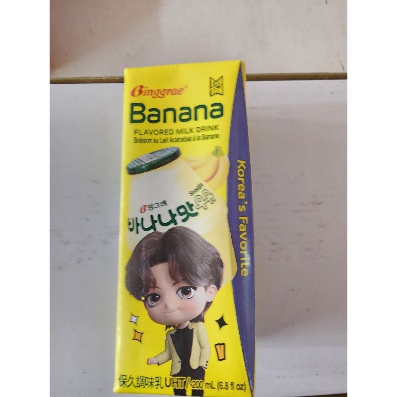 韓國Binggrae BTS聯名 香蕉牛奶