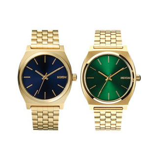 NIXON TIME TELLER 小金綠 小金藍 手錶 男錶 女錶 石英錶 熱銷款 送男友 送女友 A045