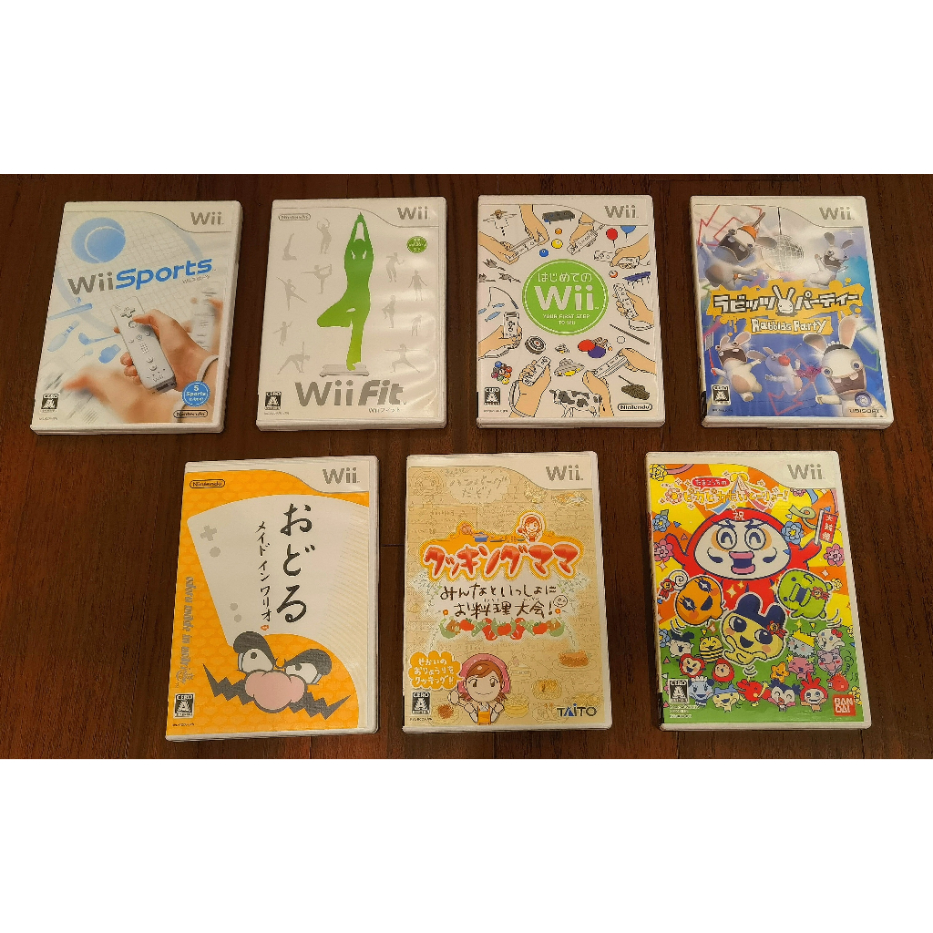 &lt;二手貨&gt; 任天堂Wii日文原版遊戲光碟特價出清，不含專屬周邊配件