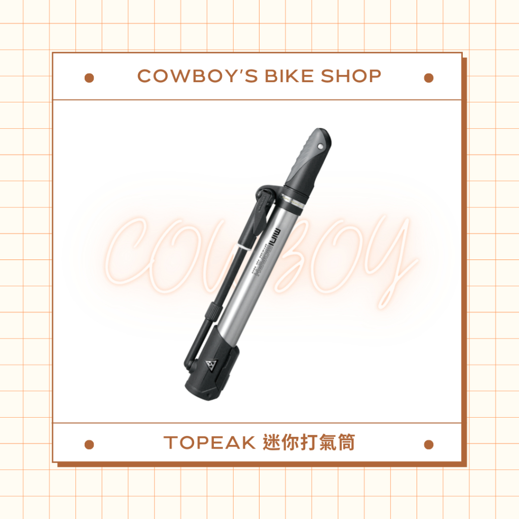 TOPEAK 迷你打氣筒 攜帶式打氣筒 #TMM-1