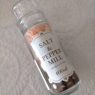 [B&R]日本 SALT&PEPPER 胡椒粒 玫瑰巖鹽 顆粒 研磨罐 調味罐 100ML