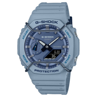 CASIO 卡西歐 G-SHOCK 啞光金屬雙顯手錶 (GA-2100PT-2A)
