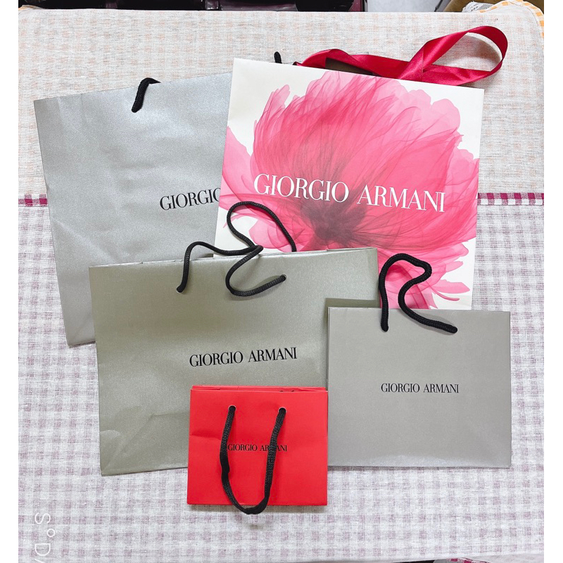 全新｜專櫃紙袋 Armani 亞曼尼 紙袋-尺寸多樣