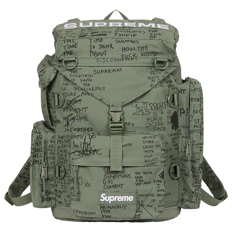 SUPREME SS23 Field Backpack 野戰軍用 後背包 (橄欖綠) 化學原宿