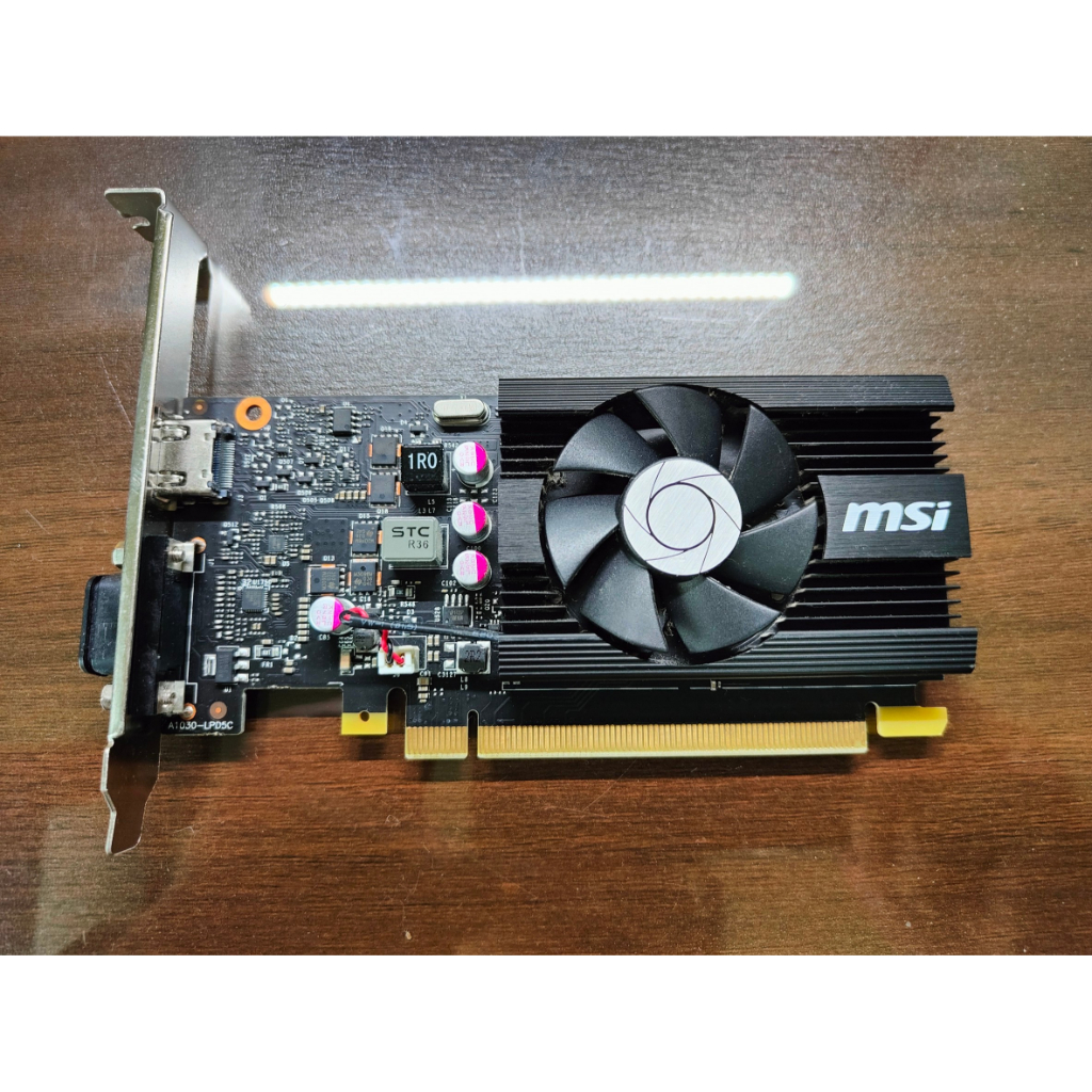 二手保固內 微星MSI GT 1030 2GD4 LP OC PCI-E 顯示卡