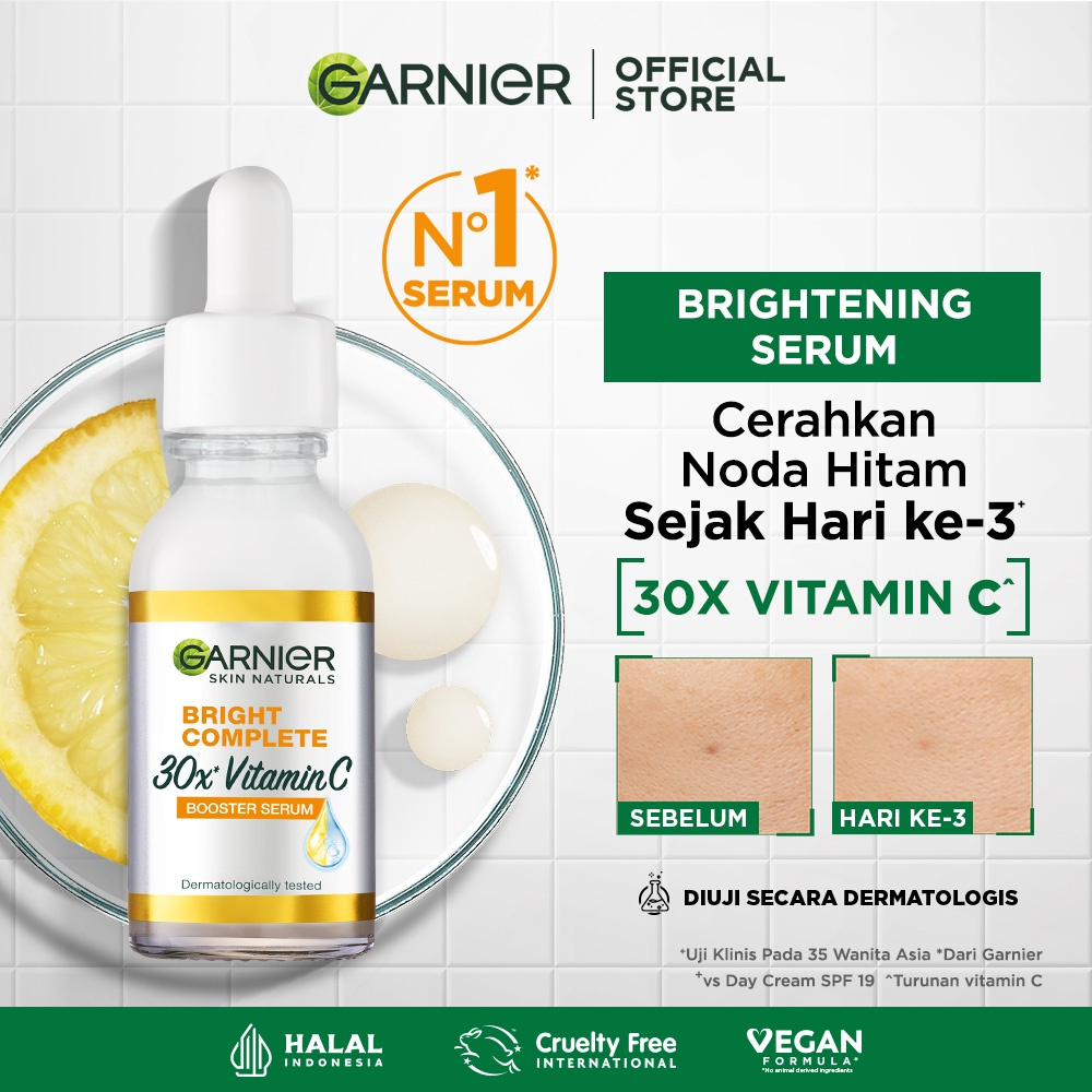 Serum Garnier Bright Light Complete Vitamin C 30X Booster